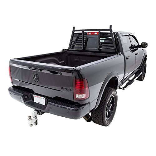 Outdoor Half-Louvered Steel Headache Rack for Trucks