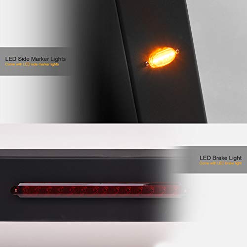 Universal Adjustable Truck Bed Chase Rack with LED Lights