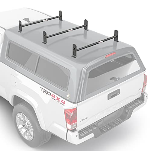 Universal 3 Bar Ladder Roof Van Rack - Black