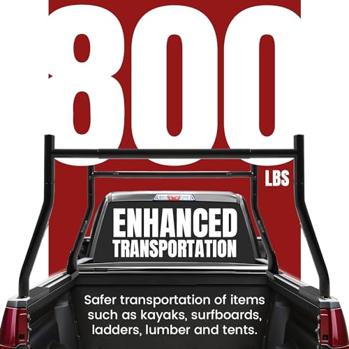 Universal Extendable Truck Bed Ladder Rack 800lbs Capacity