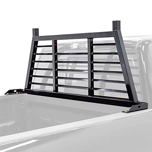 Adjustable Louvered Steel Headache Truck Rack for Pickup Beds