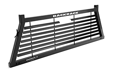 BACKRACK Louvered Rack Frame, Black, No Drill, Fits Ford F-250/F-450