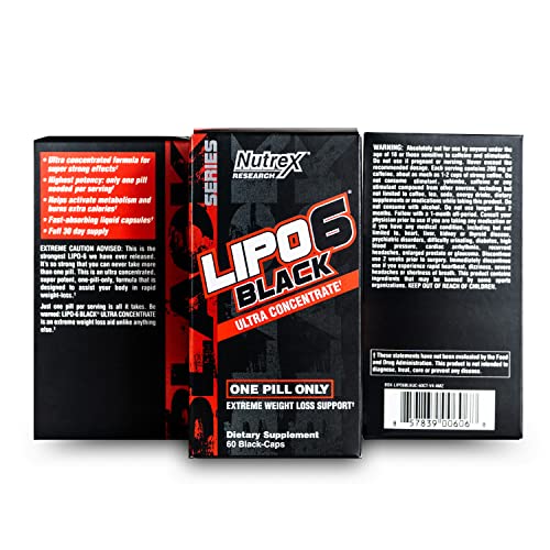 Lipo-6 Black Ultra Concentrate - Fat Burner Supplement