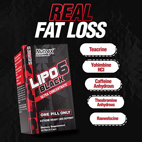 Lipo-6 Black Ultra Concentrate - Fat Burner Supplement