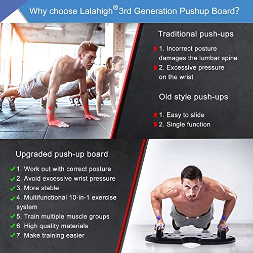 Multi-Functional Push Up Board with Resistance Bands