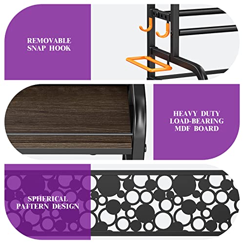 Dumbbell and Weight Storage Rack with Wheels