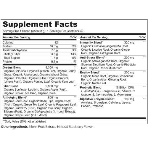 Wild Berry Superfood Powder for Fat Loss