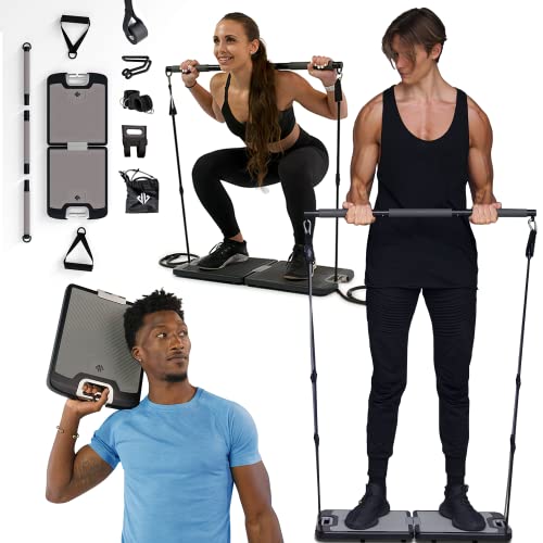 Portable Home Gym with 10 Resistance Bands - EVO Gym