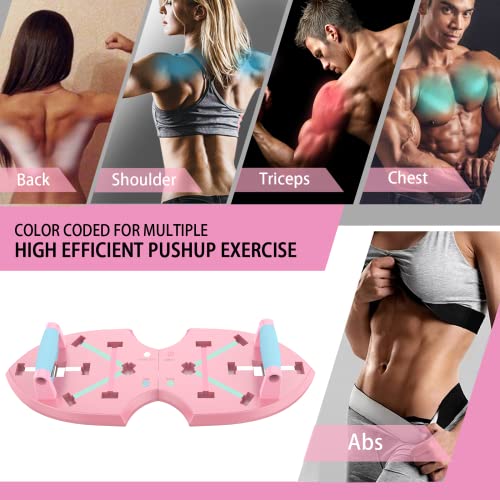 30-in-1 Portable Home Gym System for Body Shaping - Pink