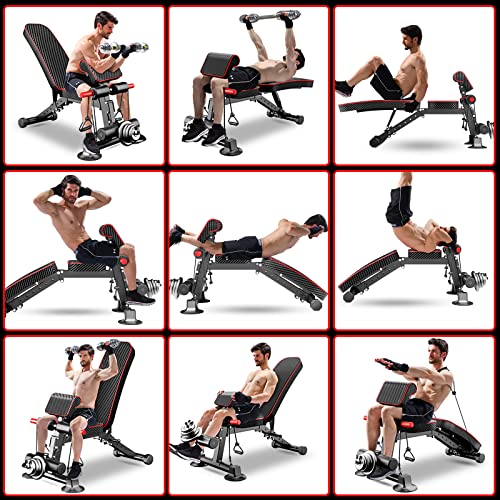 Adjustable Utility Weight Bench for Full Body Workout