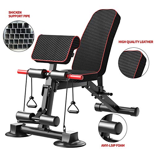 Adjustable Utility Weight Bench for Full Body Workout