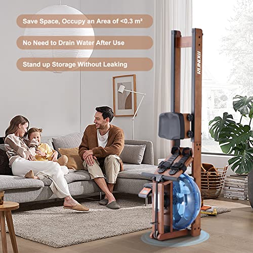 Walnut Water Rower with LCD Monitor