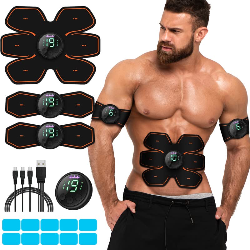 USB Rechargeable ABS Stimulator for Strength Training
