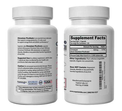 Superior Chromium Picolinate for Healthy Fat Loss