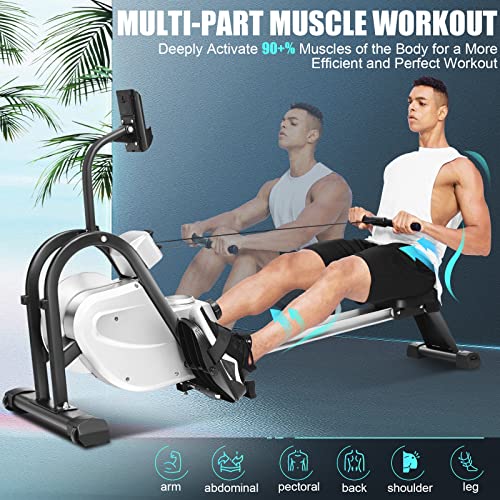 Foldable Magnetic Rowing Machine - ANCHEER