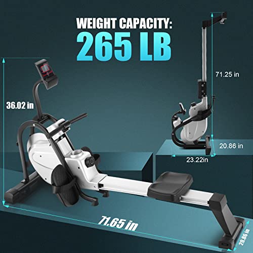 Foldable Magnetic Rowing Machine - ANCHEER