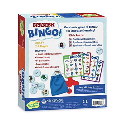 Spanish Bingo Game - Learn Language with Kids
