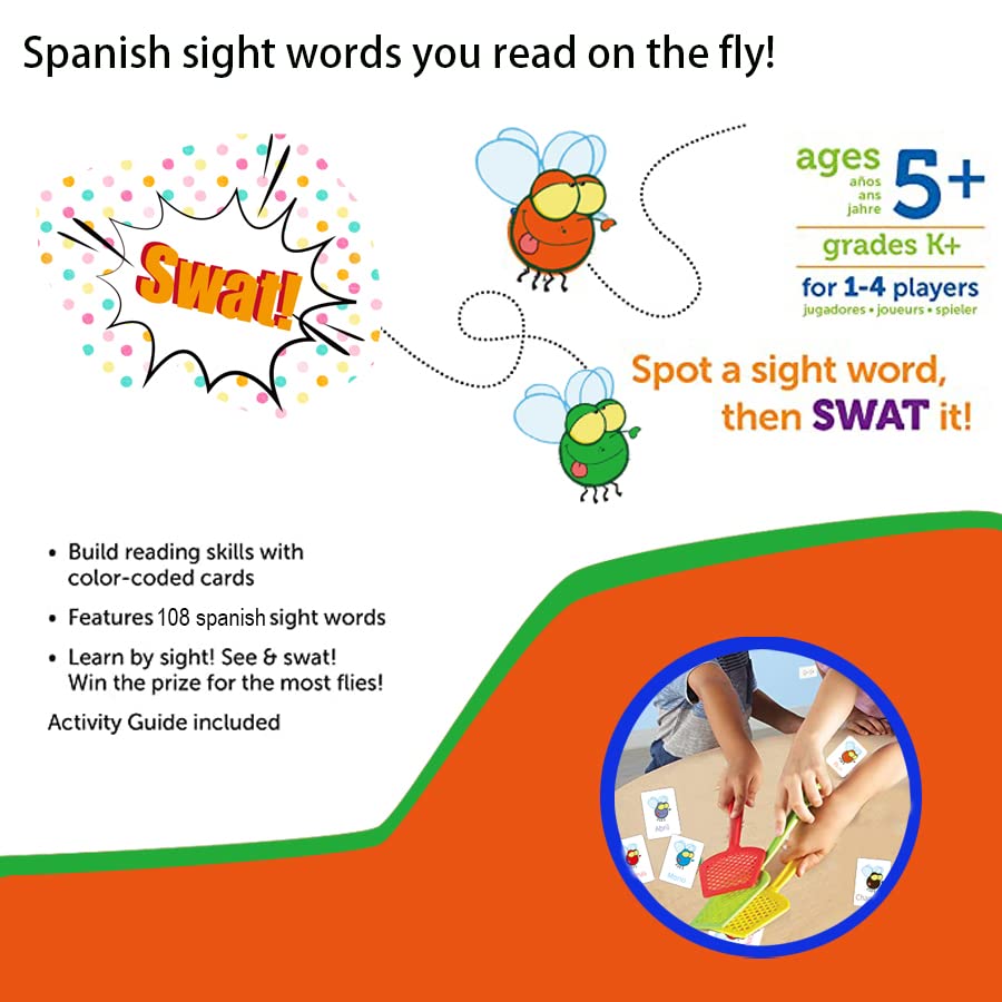 Spanish Sight Words Game | 108 Fly Words Swat