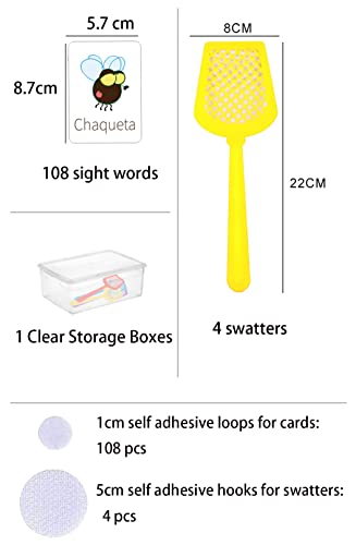 Spanish Sight Words Game | 108 Fly Words Swat