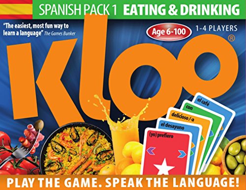 KLOO Spanish Food & Drink Card Game for All