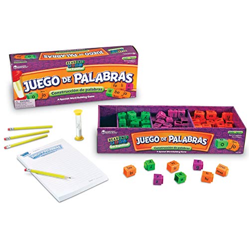 Spanish Reading Rods Word Game - Learn Vocabulary