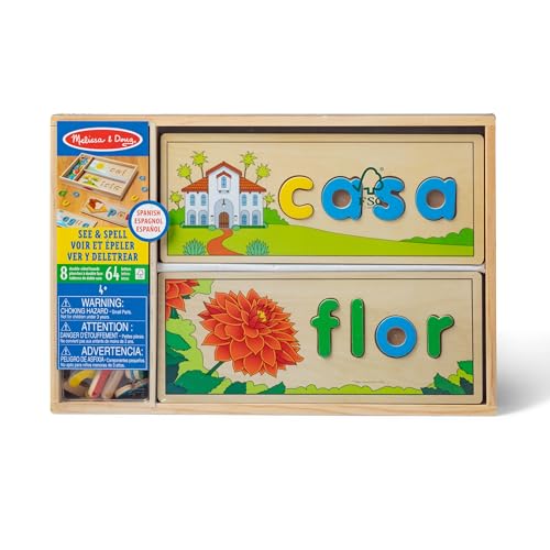 Melissa & Doug Spanish See & Spell Educational Toy