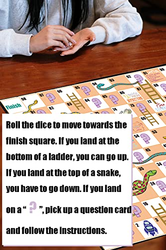 Spanish Conversational Snakes & Ladders Game for Kids