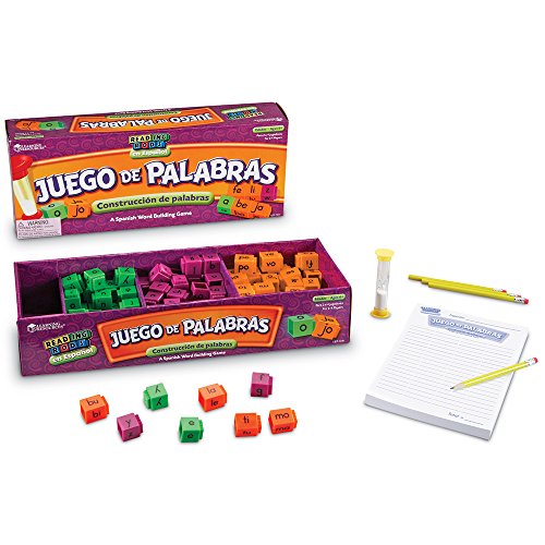 Spanish Reading Rods Word Game - Learn Vocabulary