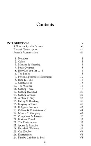 New Edition Easy Spanish Phrase Book: 700+ Phrases