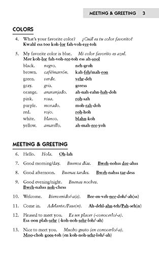 New Edition Easy Spanish Phrase Book: 700+ Phrases