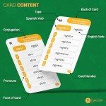 Spanish Verb Conjugation Flash Cards - 6 Tenses, 150 Verbs