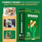 Spanish Verb Conjugation Flash Cards - 6 Tenses, 150 Verbs