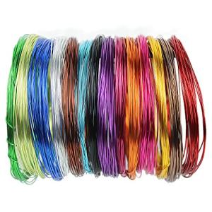 14 Colored Aluminum Craft Wire Rolls