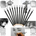 Professional 12 Piece Graphite Pencil Set for Drawing