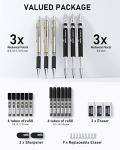 Nicpro 6PCS Mechanical Pencils & Lead Set