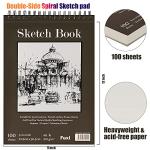 Top Spiral Bound Sketch Pad - 100 Sheets
