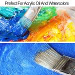 24-Piece Brush Set for Oil, Acrylic, and Watercolor