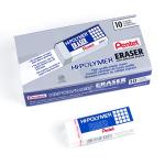 Pack of 10 Pentel Block Erasers