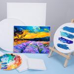 14-pack primed canvas for painting