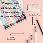 Watercolor Paint Set: 100 Colors & Accessories