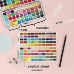 Watercolor Paint Set: 100 Colors & Accessories