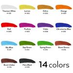 Nicpro Large 14-Color Acrylic Paint Set
