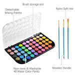 Watercolor Paint Set - Upgraded 48 Colors