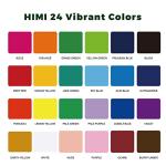 24-Color MIYA Gouache Paint Set with Jelly Cups