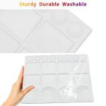 Large Watercolor Palette Tray, 20 Wells, White