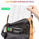 Large Watercolor Palette Tray, 20 Wells, White