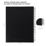 Spiral Bound Sketch Book - 80 Acid-Free Sheets