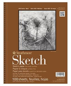 Strathmore 400 Series 5.5x8.5 Sketch Pad, 100 Sheets
