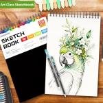 Soucolor Spiral Bound Sketchbook - 100 Sheets