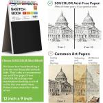 Soucolor Spiral Bound Sketchbook - 100 Sheets